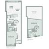 2 Bedroom, 2 Bathroom - 1000 SF